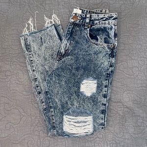 Cotton On 91 Distressed High Rise 90s Jeans - Size 6